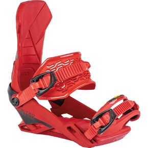 Nitro Team Men's Snowboard Bindings (Red, Large)