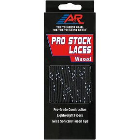 A&R Sports Pro-Stock Laces black 108" - Waxed