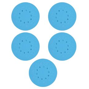 Round Foam Test Tube Rack,5pcs Round Foam Test Tube Rack Easy Removal Reusable Floating Centrifuge Tube Holder for 0.2ml 0.5ml 1.5ml 2ml Test Tubes (Blue 20 Holes)