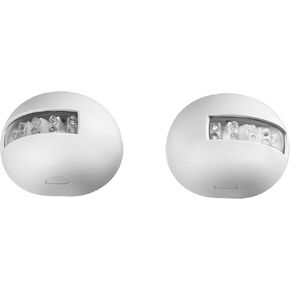 Pactrade Marine Boat Combo Side LED Bi-Color Pair Red & Green Navigation Light USCG 2 NM ABYC A16 Approval 12v White
