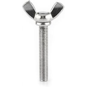 8 Types 5pcs/Bag M5 Butterfly, Screws for Stilts Stilts Parts Replacement Screws Wing Hand Screws Bolts Assortment Set of 304 Stainless Steel Fasteners(M5*40mm)