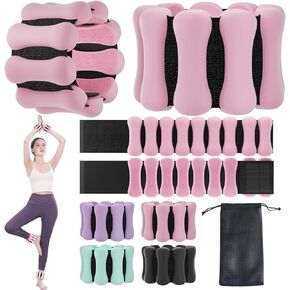 Wrist Weights, LC-dolida Ankle Weights for Women Men, Wrist Weighted Bracelet for Home Gym, Walking, Running, Pilate, Yoga, Exercise, Strength Training, Set of 2 (1LB Each)