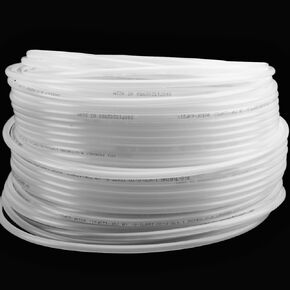 RO Tubing 1/2 Inch Outside Diameter, 32.8 Feet Food Grade Pex Tubing, BPA Free, Translucent PE tubing for Reverse Osmosis Systems and Water Filters, Aquariums, Coffee Machine