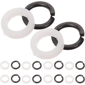 Alasum Guitar Tuner Washer - Portable Tuner Spacer Replaceable Tuning Peg Gasket Bass Guitar Tuning Peg Gaskets Plastic Guitar Tuner Washers