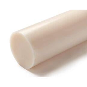 Delrin Round Stock/Acetal Copolymer Rod White 30mm 1.18" x 300mm 11.8" Long Grade A Quality (30mm Dia 1.18" White Rod)
