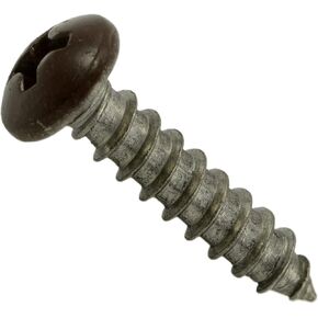 014973208721 Brown Phillips Pan Sheet Metal Screws, 8 x 3/4, Piece-100