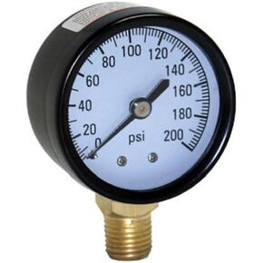 WATER SOURCE M1002-4L 100LB Pressure Gauge