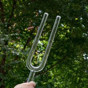 Quartz Crystal Tuning Forks B Crown Chakra Perfect Healing Musical Instrument Diametre 16mm