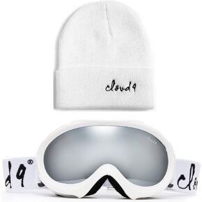 Kids Boys Girls Snow Goggles Anti-Fog Dual Lens UV400 Ski Goggles Blue Flash