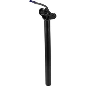 Bike Seat Posts Electric Bicycles Vehicle Battery Anti-Theft Locking Foldable Bike Saddle Post Seat Tube Black 1 Pc 27.2x300mm Steel