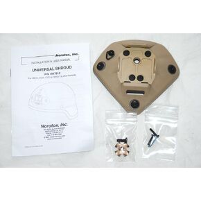 New Universal Norotos Shroud Helmet NVG Mount 1 Hole/ 3 Hole P/N 1817010