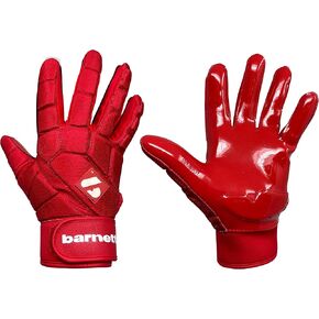 BARNETT FKG-03 Red High Level Linebacker Football Gloves, LB, RB, TE