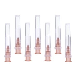 100 Pack 18G x 1" (25mm) Stainless Steel Lab Dispensing Accessories, Individually Packed,Multi-Purpose Measuring Tools for Industry, Science Laboratories, Refilling Inks and Crafts