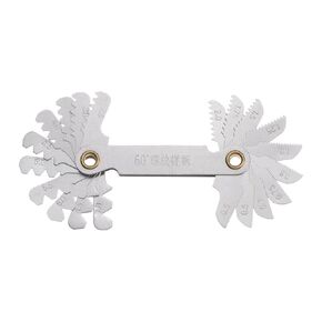 HARFINGTON Metric 0.5-7 Screw Thread Pitch Gauge Tool Pitch Cutting Gauge Caliper Gauges Measuring Tool for Industrial Measurement