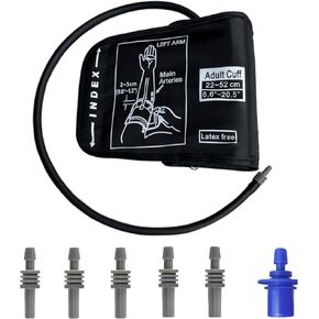 Large Blood Pressure Cuff, Compatible with Omron and Most Blood Pressure Monitors, Suitable for Arm Circumference of 8.6-20.5 Inches