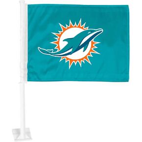 FANMATS Miami Dolphins Car Flag 2pk