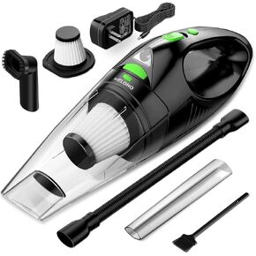 Car Vacuum Cleaner High Power, Portable Handheld Vacuum Cordless Rechargeable with Fast Charge Tech, Huge Motor & Large-Capacity Battery, Powerful Wireless Hand Held Vacuum for Pets, Car, Home