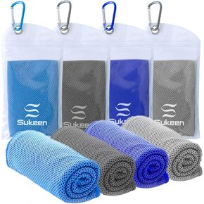 Sukeen Cooling Towel,Instant Evaporative Cooling for Sports,Yoga,Golf,Gym,Neck,Workout and More(40"x 12")