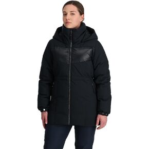 Spyder Women's Eastwood Long Down Hooded Jacket