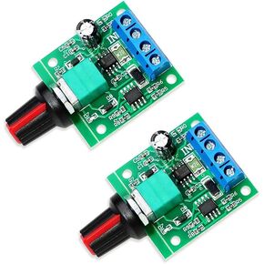 PWM Speed Controller Adjustable Driver Switch Low Voltage DC Motor Speed Controller with Speed Control Knob 1.8v 3v 5v 6v 12v 2A 30W