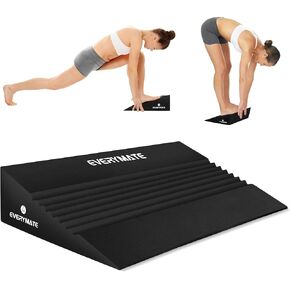 Squat Wedge, Squat Wedge Block, Squat Wedges Weightlifting, Calf Stretching, Slant Board for Squats, Heel Elevated Squat Wedge, Knees Over Toes Squats, Calf Wedge Stretching Block