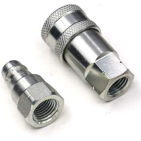 Hydraulic Quick Connect Coupler 1/4" NPT,CEKER ISO 7241-A Tractor Couplers Hydraulic Coupling