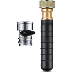 Enhon 3Pcs Drain Cleaning Bladders with Shut Off Valve, Fit 1" to 6" Drain Pipes, Sewer Bladder Unclogger with 3/4'' Shut Off Valve, Unclogs Stubborn Blockages in Sewer/Line/Sinks/Shower