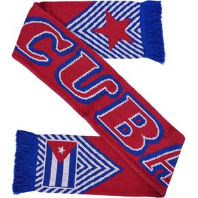 Euroscarves Cuba Soccer Knit Scarf