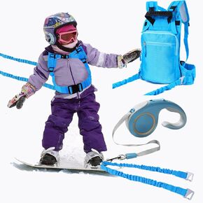 Ski and Snowboard Harness for Kids: Learn to Ski Safely and Teach Your Child The Speed with Control Handle Adjustable Size
