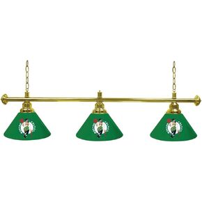 Trademark Global Boston Celtics NBA 3 Shade Billiard Lamp