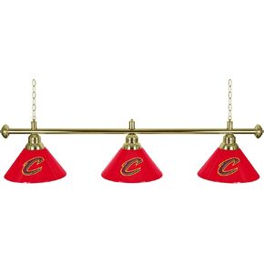 Trademark Global Cleveland Cavaliers NBA 3 Shade Billiard Lamp