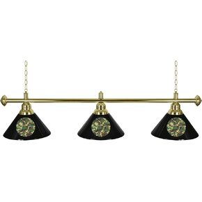 Trademark Gameroom Hunt Camo 3 Shade Billiard Lamp