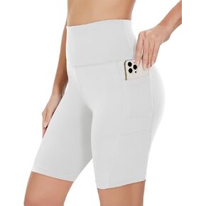HIGHDAYS 5" Biker Shorts for Women - High Waist Tummy Control Stretch Spandex Workout Shorts for Yoga Running Athletic Gym in Saudi Arabia