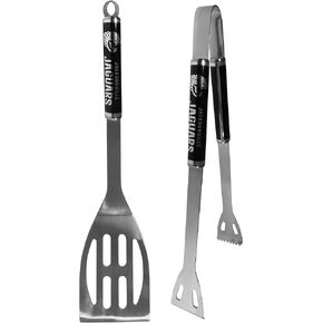 Siskiyou Sports NFL Jacksonville Jaguars 2 pc Black BBQ Set, One Size, Black