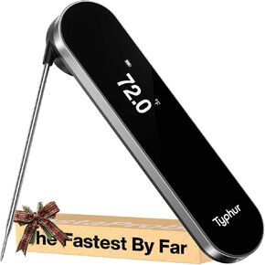 InstaProbe (Less Than .6 Seconds) Professional Meat Thermometer Digital, Instant Read Thermometer with OLED Display, IP67 Waterproof for Grill, BBQ, Cooking, Smoker, Home Brewing, NSF Certified