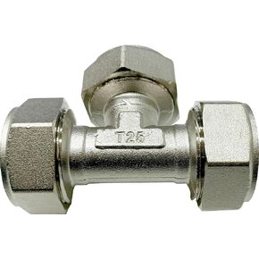 M8011 Equal Tee Fits for 3/4-Inch Tubing Maxline Air Tee Fitting Compressed Air Piping Replacement Part