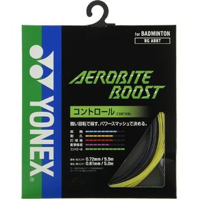 YONEX BG Aerobite Boost Badminton String (Gray/Yellow)