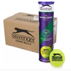 SLAZENGER WIMBLEDON TENNIS BALLS - 6 DOZEN - 18 X 4 BALL CANS by Slazenger