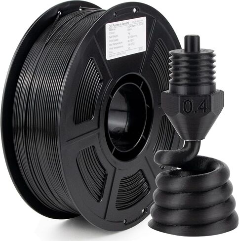 Carbon Fiber Polycarbonate Filament 1.75mm, UV/Heat Resistance PC-CF 3D Printer Filament, Carbon Fiber PC Filament for High-Temperature Technical Parts, 1kg(2.2lbs) Spool in Kuwait