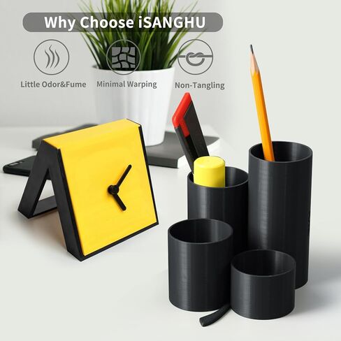 Carbon Fiber Polycarbonate Filament 1.75mm, UV/Heat Resistance PC-CF 3D Printer Filament, Carbon Fiber PC Filament for High-Temperature Technical Parts, 1kg(2.2lbs) Spool in Kuwait