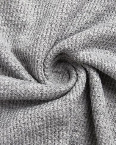 قميص Henley للرجال المحظوظون - الأكمام الطويلة وافل القطن القطن Henley Henley - قميص أقل للرجال للرجال in Saudi Arabia