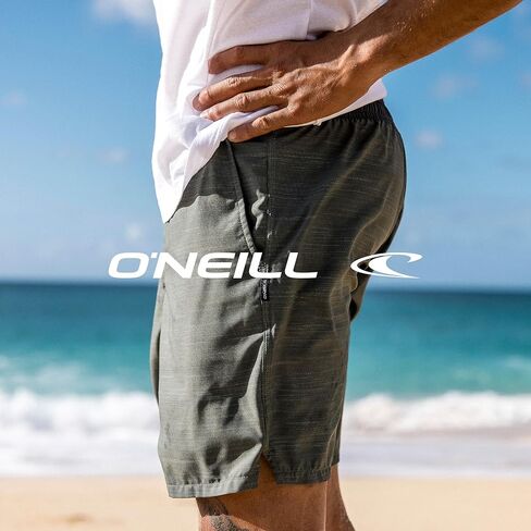 O'NEILL Men's Khaki Shorts - 20-Inch Outseam Quick Dry Jay Stretch Chino Shorts Men - Classic Bermuda Shorts for Men,Sage 2,30 in Kuwait