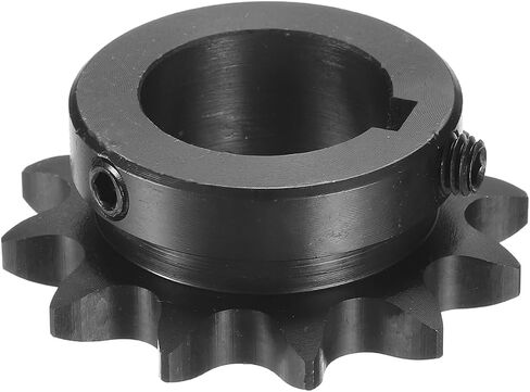 uxcell #50 Chain Roller Sprocket B Type, 1-1/4" Bore 12 Tooth Single Strand Chain Sprocket, Carbon Steel, Keyway with Set Screws in Saudi Arabia
