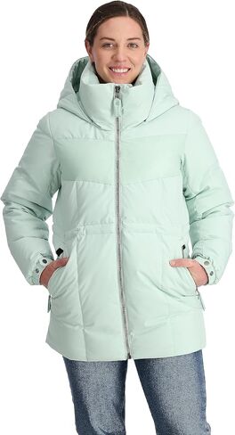 Spyder Women's Eastwood Long Down Hooded Jacket in Saudi Arabia