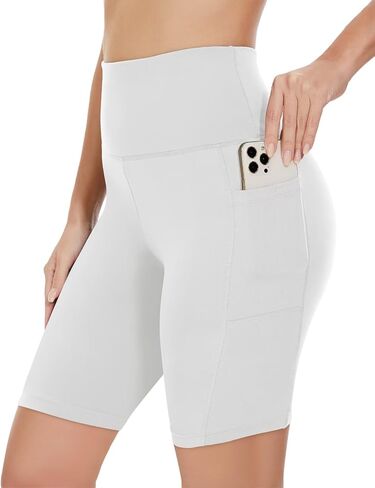HIGHDAYS 5" Biker Shorts for Women - High Waist Tummy Control Stretch Spandex Workout Shorts for Yoga Running Athletic Gym in Saudi Arabia