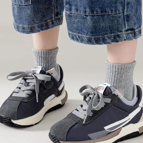 Kids Athletic Socks Cushioned Ankle Socks 6 Pack Breathable Mesh Cotton Sports Socks for Youth Boys Girls in Saudi Arabia