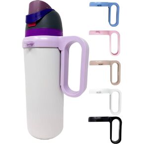 Bottle Handle for Owala FreeSip 24oz 32oz 40oz – Strong Plastic Water Bottle Holder, Durable Easy Carry Accessory for Running, Jogging, Gym, Hiking, and Drinking While Driving & More