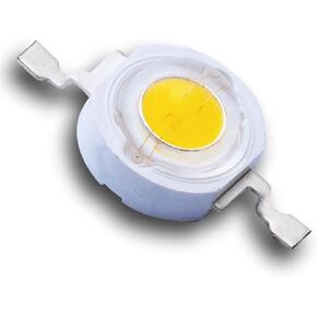 10Pcs High Power LED Chip 3W High CRI Warm White Super Bright Lamp Component Replacement Element DIY Lighting Project (700mA/3.2-3.6V/2800-3200K/CRI:95)