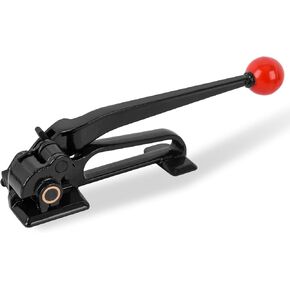 Steel Strapping Tensioner - Banding Tool Feedwheel Banding Tensioner for Metal Strapping 3/8"~3/4" Width - Heavy-Duty Metal Banding Strapping Tool, High-Strength Package Tensioning