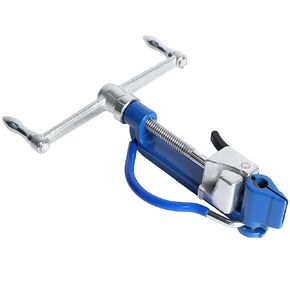 Strapping Banding Tool Tensioner&Cutter - 3/16"~3/4" Steel Strapping Tool Tensioning & Cutting & Crimper, Screw Type Strapping Tensioner Pliers Banding Tools for Strapping High Tensile Packaging